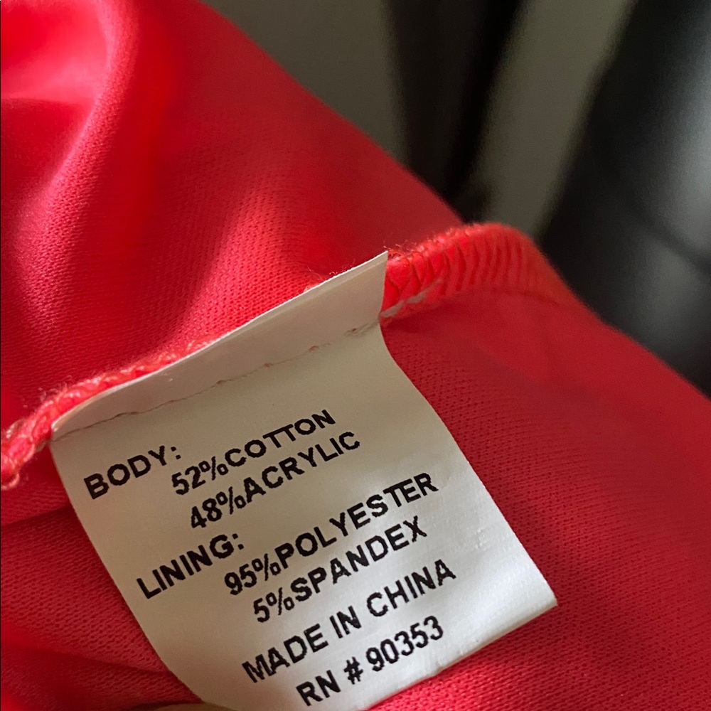 Rebellion Vibrant Coral Knit Dress - Picture 13 of 13